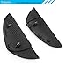 Rear View Side Mirror Cover, Door Side Mirror Cover Cap Compatible with ES IS LS LC RC RCF UX 2017-2023 (glossy black)