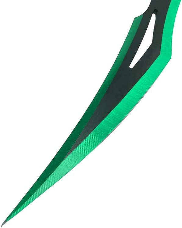 Tactical Flame Skull Machete with 3 Throwing Knives Set