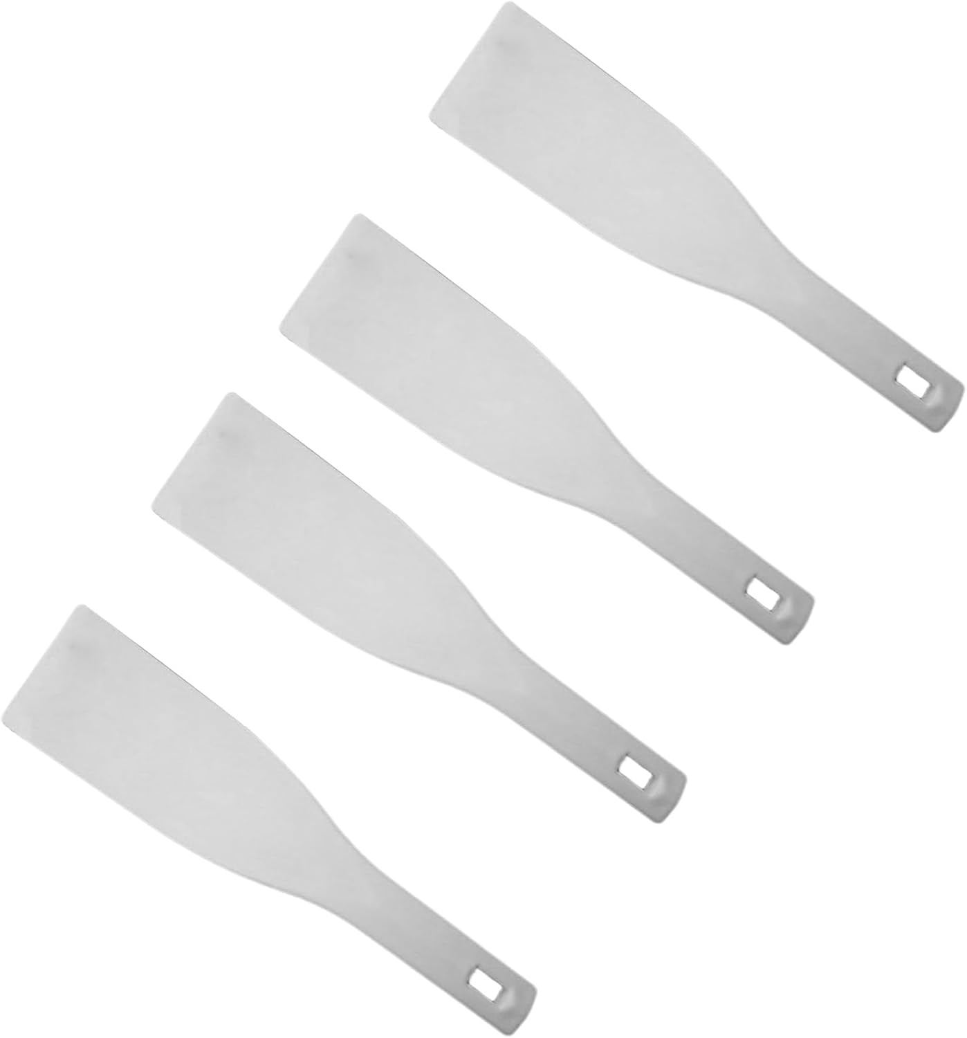 BE-TOOL 2PCS Plastic Ink Scraper, Durable Screen Printing Spatula, Goop Scoop for Plastisol, Water-Based Inks and Professional Printing (20NA)