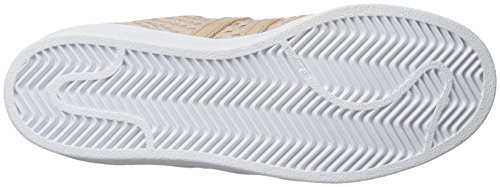 Image of adidas Originals Women's Superstar Sneaker, Dust Pearl /Linen /White, 11