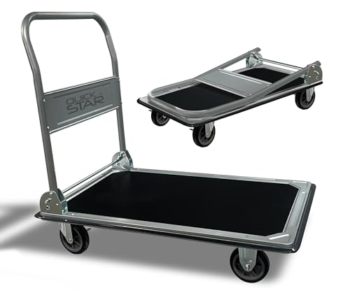 Lagertrolley Rollwagen 73x47cm faltbar für Garage Werkstatt...