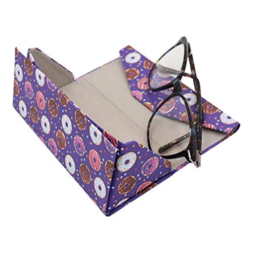 Image of Real Sic Glasses Case for Men and Women - Magnetic Folding Hard Shell Sunglass Holder - Inspired by Activities /Hobbies