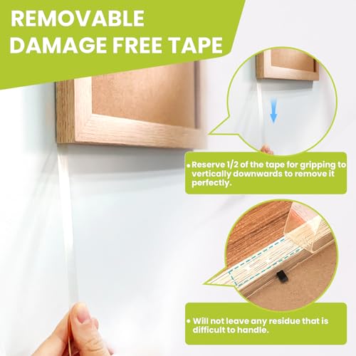 Image of Double Sided Tape Heavy Duty, Removable Nano Adhesive Tape, 2 inch x 16.5FT