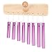 Gaeirt Petits carillons éoliens, Jouets préscolaires Carillon éolien commémoratif 8 Tons carillons Instruments à Percussion pour Enfants avec pour décoration de Patio extérieur pour Maman(Violet)