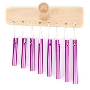 Memorial Wind Chime, Kleine Windgong 8-Tone Chimes Kinder percussie-instrumenten met voor Outdoor Patio Decor voor Mama…