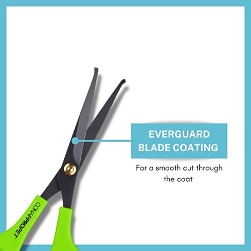 Conairpropet 5" Dog Scissors For Grooming With Rounded Tip For Added Protection, Ideal For All Size Breeds #TOP6