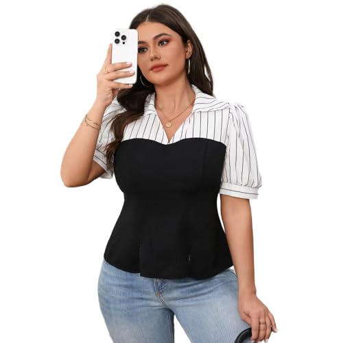 Tops à rayures patchwork femmes ZBDZSW vêtements été minces
