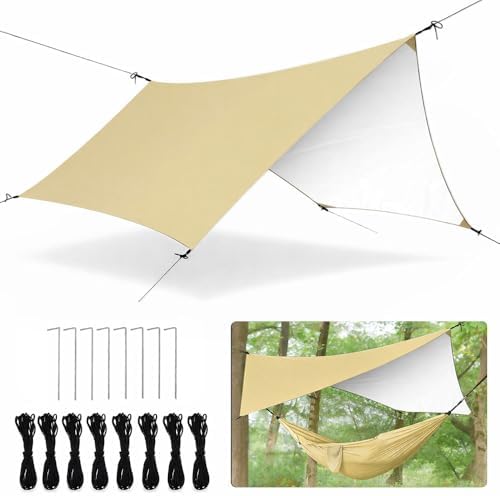 Bâche de tente de camping ultra légère, protection contre la plui...