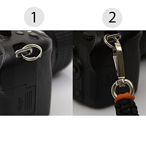 Image of Paracord Wrist | Camera Strap for Robust Hand Grip To Hold All DSLR Camera | Heavy gear | Binocular -Alloy camera strap