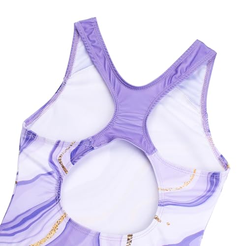 JESKIDS Girls One Piece Swimsuit Athletic Racerback Bathing Suit for Swimming 4-13 Years4