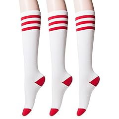 Knee High - Red, 3 Pairs