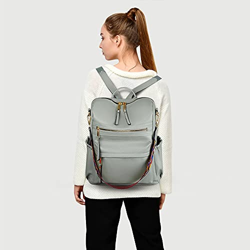 Image of Dora & Liz Womens Backpack Purse Leather Backpack Purse for Women Travel Fashion Backpack Designer Ladies Shoulder Bags