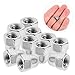 GLEAVI 20pcs M5 Dome Head Stainless Steel Acorn Nuts Hexagonal Metal Protective Caps for Industrial Fastening and Hardware Applications