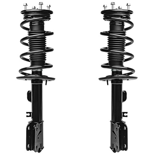 Image of Detroit Axle - Front Struts & Coil Spring + Rear Shock Absorbers Replacement for 2013 2014 2015 2016-2019 Ford Explorer - 4pc Set