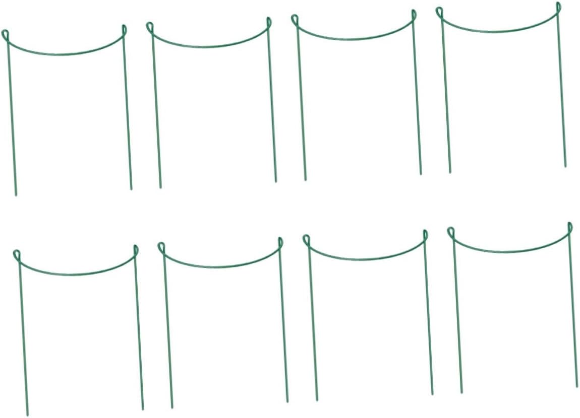 8Pcs DIY Semicircle Plant Support Frames for Potted Flowers Durable for Use for Bushy Plants and Vines