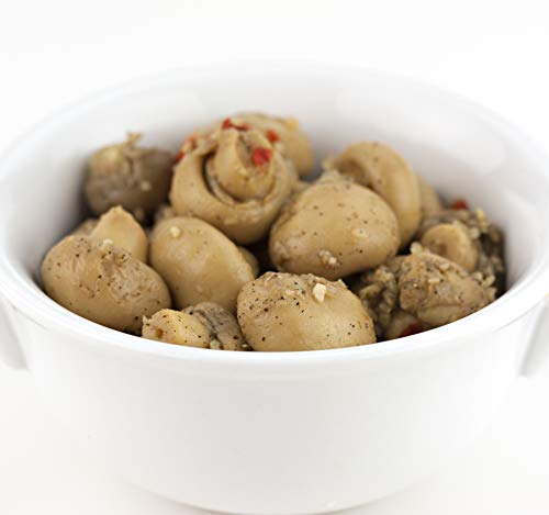 Jake & Amos Marinated Mushrooms 32 Oz. Jar (2 Jars) #TOP2