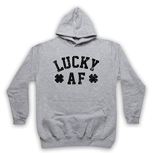 Sweat a capuche Lucky AF pour adultes avec motif trefle a quatre feuilles unique
