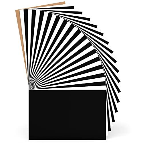 Yuitce Htv Heat Transfer Vinyl Bundle: 33 Pack 12" X 10" White And Black Heat Transfer Vinyl T-Shirt, Htv White Iron On Vinyl For Cricut Heat Press Machine, Htv Vinyl Easy To Cut & Weed #TOP4
