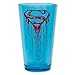 Superman Pint Glass Logo Blood 16 Oz
