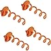 Liberty Outdoor ANCFR10-ORG-R  Folding Ring Spiral Ground Anchor, 10-inch, 4 Pack