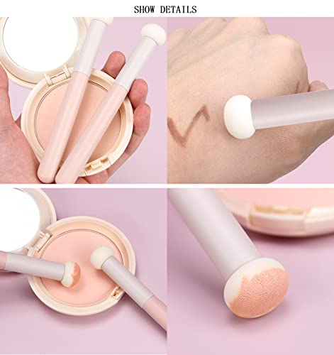 Mushroom Makeup Sponge Concealer Brush Brightening Concealer Brush Under Eye Perfect Concealer For Face, Nose, Eyelids Newbie Concealer Brush #TOP7