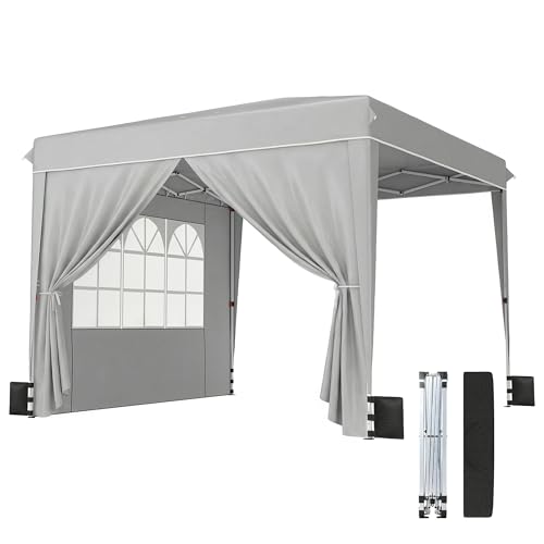 Outsunny 10 x 10 ft Pop Up Canopy Tent with