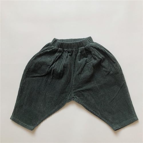Toddler Boys Cotton Harem Pants Corduroy Solid Color Thermal Casual Trousers Comfy Stretchy Sweatpants for Kids Boys2