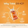 Vitamatic Gomitas de vitamina D3 + K2, 60 unidades - paquete de 2 | D-3 5000 UI + vitamina K 140 mcg para apoyo óseo, cardíaco e inmune, a base de pectina, sin OGM, sin gluten, gomitas, 60 unidades (paquete de 2) 8