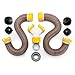 Camco 39667 Revolution 20' Sewer Hose Kit with Swivel Fittings and Wye Connector - Ready To Use Kit with Fittings, Hoses, and Storage Caps, Great For RVs with Separate Tank Valves