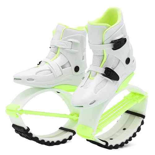EYRMQWJPC Zapatillas Kangaroo Bounce Zapatillas de Salto Tipo Canguro for Adultos, Color Rosa y Blanco, Tallas 36-44(XL 39-41EU)