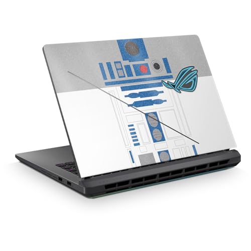 Glossy Glitter Laptop Skin Compatible with Asus ROG Strix G16 (2025) - Cyber Bot - Premium 3M Vinyl Protective Wrap Decal Cover - Easy to Apply | Crafted in the USA by MightySkins