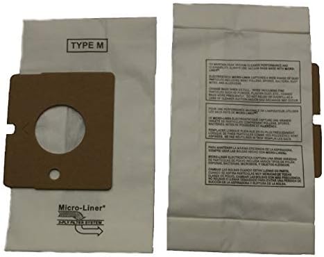 10 for Kenmore Type M Magic Blue 51195, 50101 Premium Allergen Canister Vacuum Bags 10 in a Pack