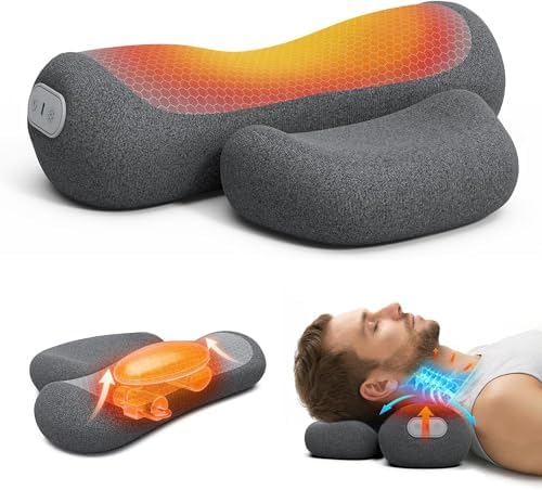 Yunari 3-in-1 Cordless Cervical Neck Support Pillow with Gentle H...