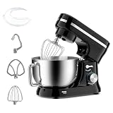 QANYEGN 8 Speed Electric Stand Mixer Large Capacity Household Kitchen Mixer Multifunctional Dough Cake Mixer With Attachments for Home Baking Use
