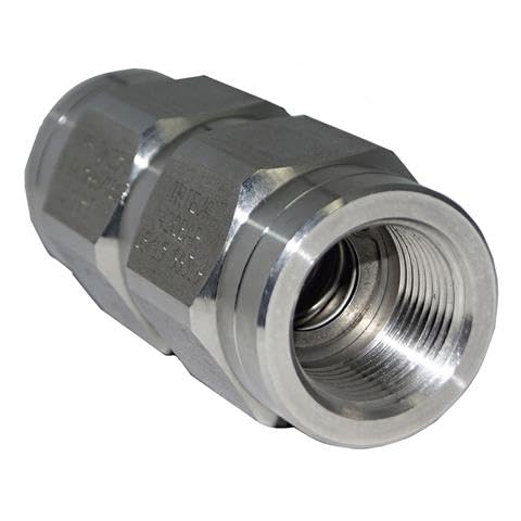 Válvula De Retención De Resorte De 3/4" NPT De Acero Inoxidable 316