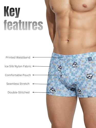 Image of CK INNERWEAR Presents Mens Ultra-Soft Ice Silk Strechable Underwear (Multicolour)