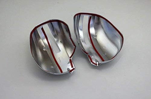 for Mitsubishi RVR/ASX 2016-2018 ABS Chrome Rear View Wing Mirror with Turning Signal Lights Cover Trim 2pcs Car Accessory Stylish