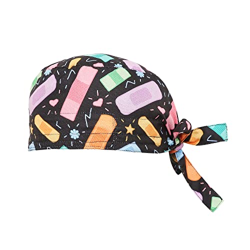 Associated Uniforms Printed Scrub Cap Unisex with Sweat Band