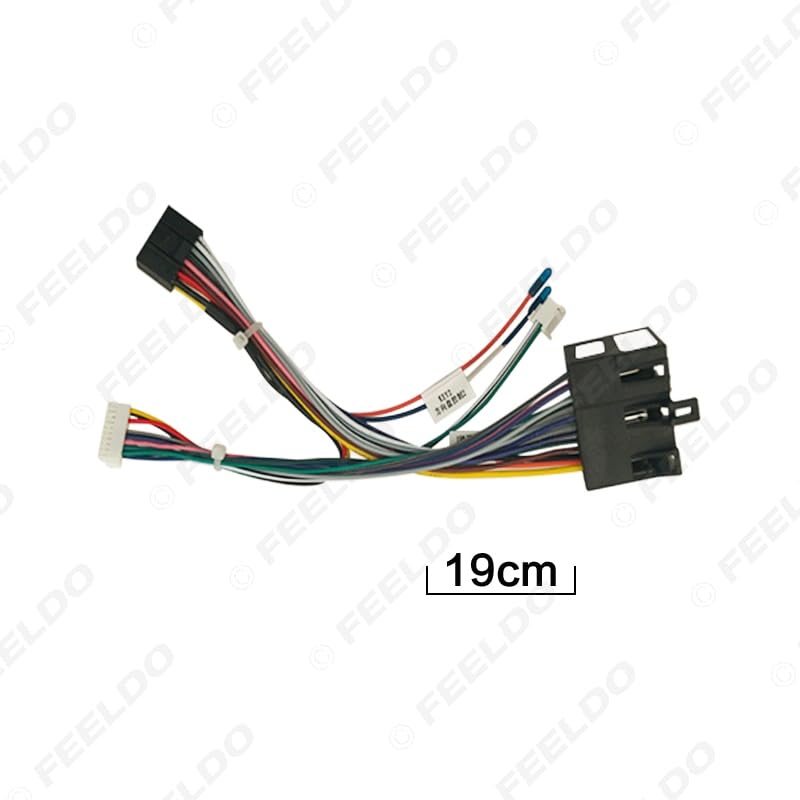 Car 16pin for Audio Wiring Harness with Canbus Box for Renault Captur Duster Aftermarket Stereo Installation Wire Adapter - (Color Name: Harness CANBUS Box)