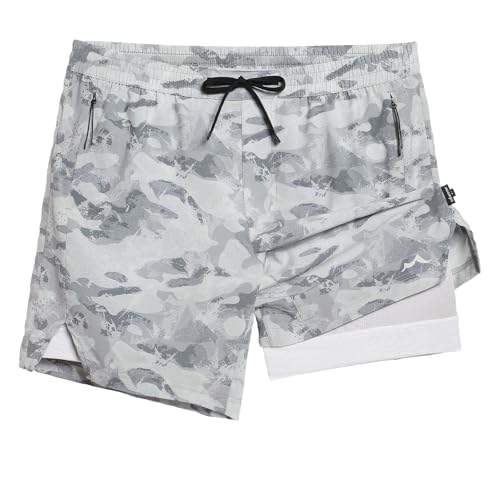 Image of maamgic Men's Athletic Running Shorts with Liner Ultra Lightweight Workout Shorts 5 inch / 7 inch