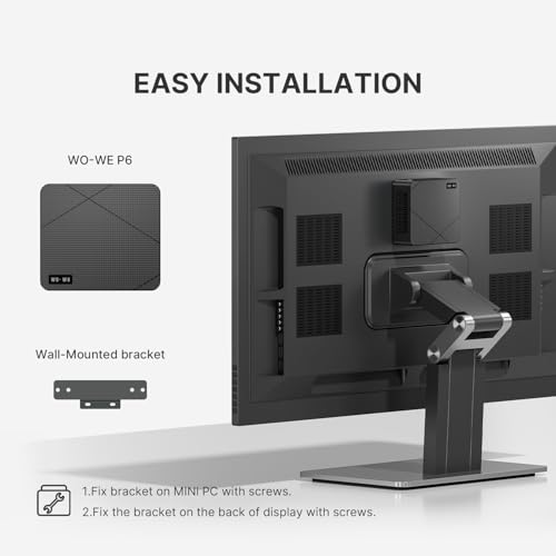 Image of wo-we P6 AMD Ryzen 5 3550H Gaming Mini PC (Beats N150 /N100 /N97),16GB RAM 512GB SSD 4C /8T,4K Triple Displays, Light Gaming Mini Computers Home Theater Office Business Education