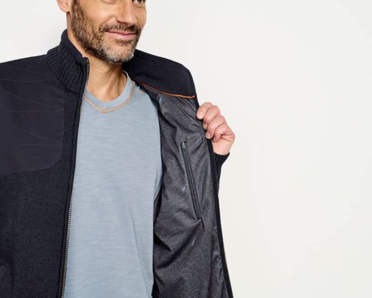 Ultimate Foul Weather Sweater, Navy 