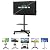 55-60"Outdoor TV Cover for Mobile TV Cart,Outdoor TV Stand Weatherproof Cover Fits Universal TV Stand,Waterproof & Dustproof tv cover for outside rolling tv stand .Only Cover,No television stands