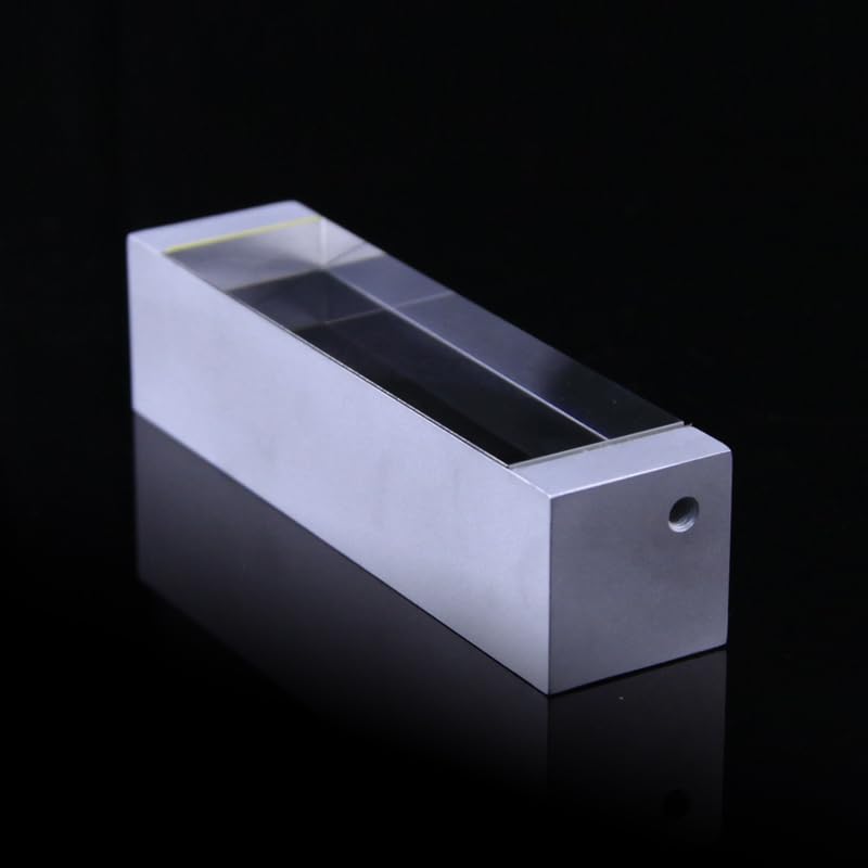 1pc 30 * 30 * 150 Right Angle Prism Quadratic Element Surveying Prism with Stand,Customized Prism Optical Instrument Experiment