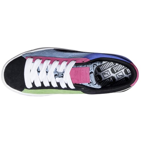 PUMA Womens Suede Classix Perforated Lace Up Sneakers Shoes Casual - Blue, Multi4