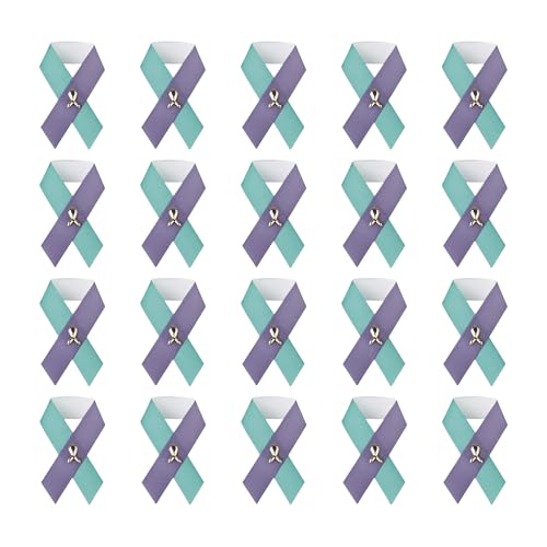 Image of 1 /2 /5 /10 /25 /50 /100pcs Satin Awareness Ribbon Pins (Pick your color), for Cancer & Disease Awareness, Bulk Quantities for Fundraising, Events, Gift Giving