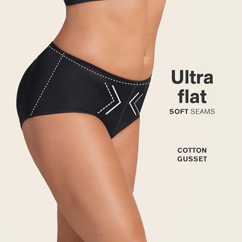 Image of Leonisa Butt Lifting Shapewear Booty Lifting Panties for Women - Shaper Shorts and Boyshort with Butt Pads