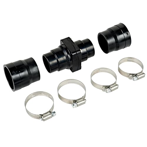 Image of Little Giant CV-114 /112 1-1 /4-Inch and 1-1 /2-Inch ABS Vertical Sump Pump Check Valve, Black, 599059