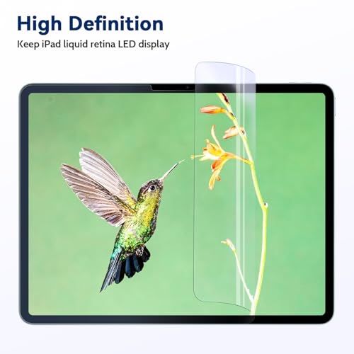 Image of IPROKKO 2 Pack Anti Blue Light Screen Protector Compatible with iPad Pro 13 Inch 7th 8th (2024 2025, M4 M5), Matte Anti Glare Blue Light Filter Eye Protection Cover and Bubble Free
