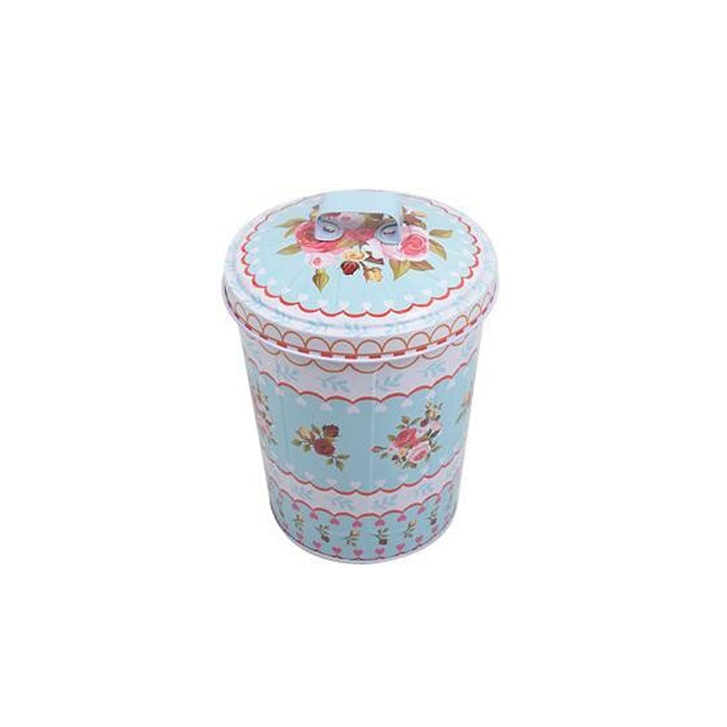 Kaffeedosen Blumenmuster Metall Lagerung Organizer Home Decor Snack Candy Kekse Kaffee Box Desktop Ornamente Dekor Kaffeedose Luftdicht (Color : 6)